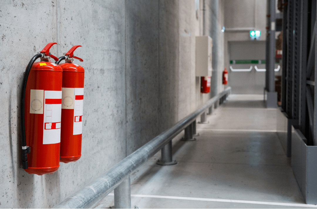 Emergency flood response –Fire Extinguisher